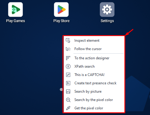 Context Menu.
